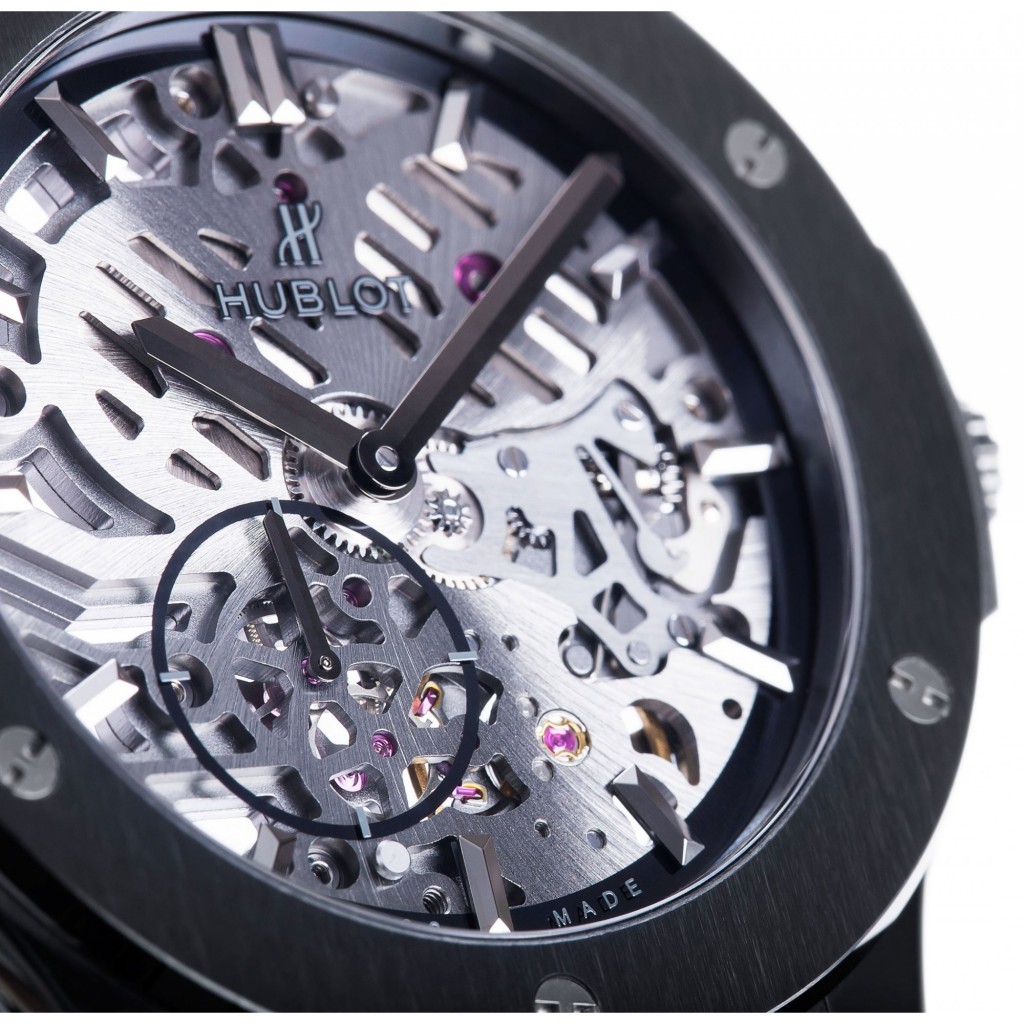 Copy Hublot Classic Fusion Ultra-Thin All Black Watches---