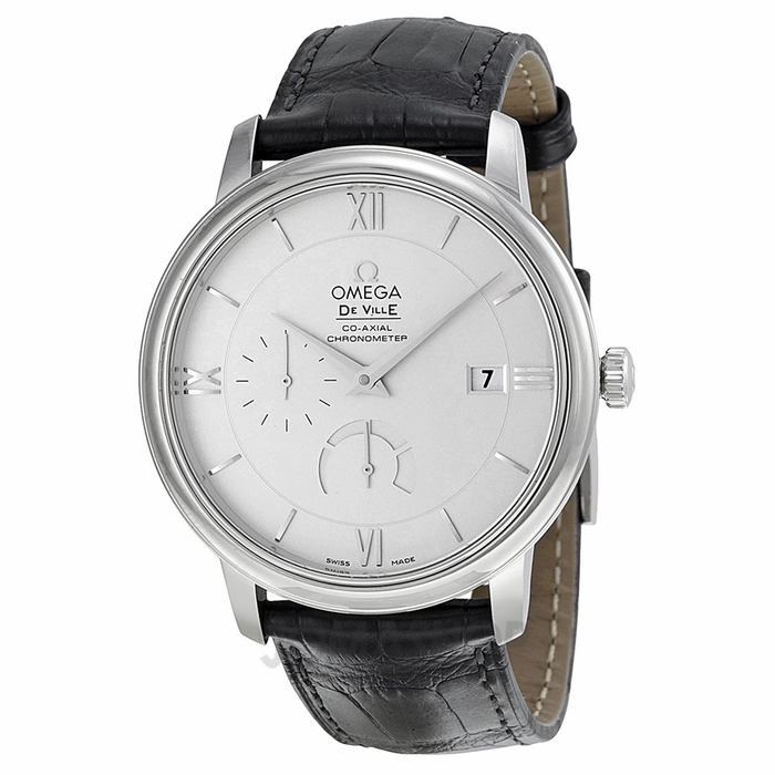 omega-de-ville-fakesilver-dial-black-leather-swiss-brand